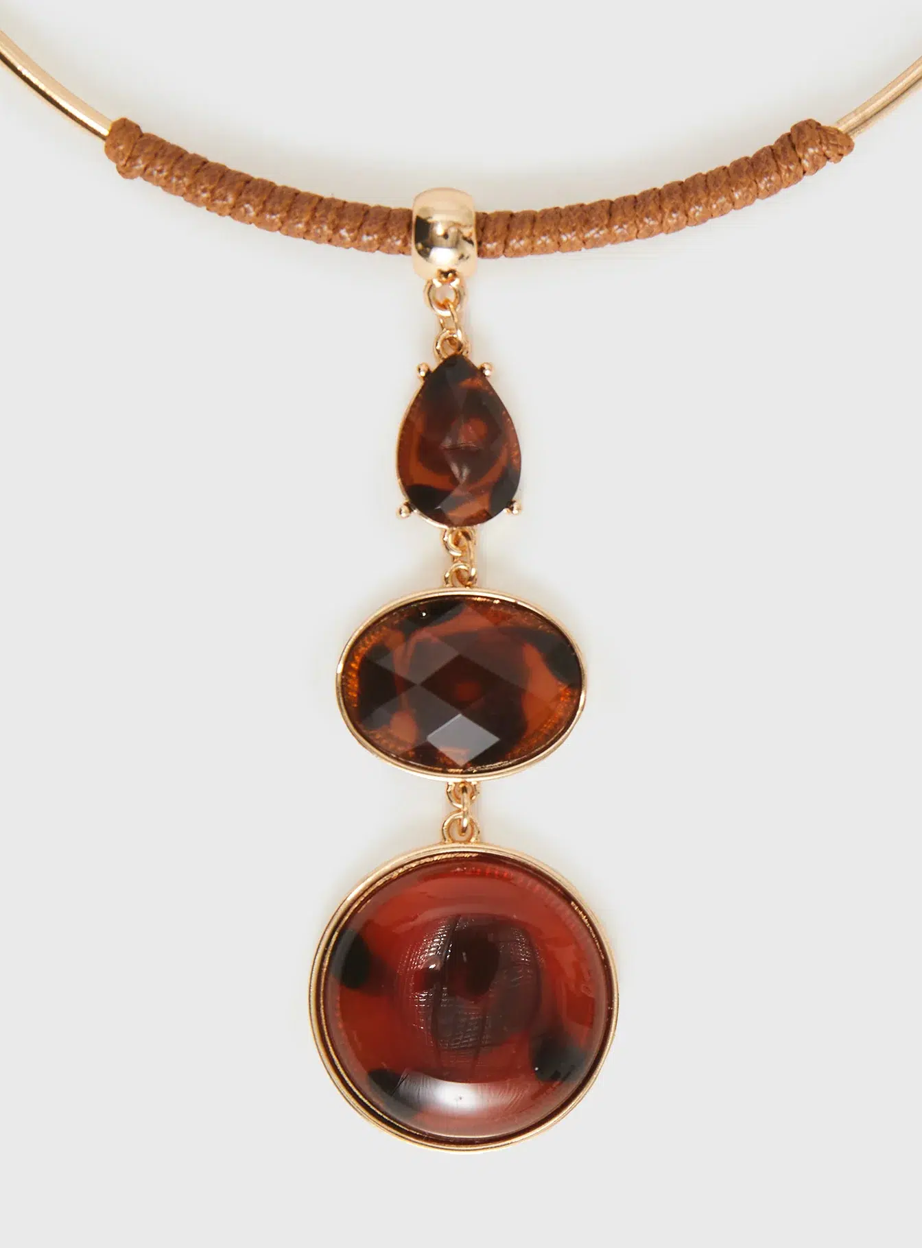 JW010 - Judah Vintage Pendant Necklace Gold