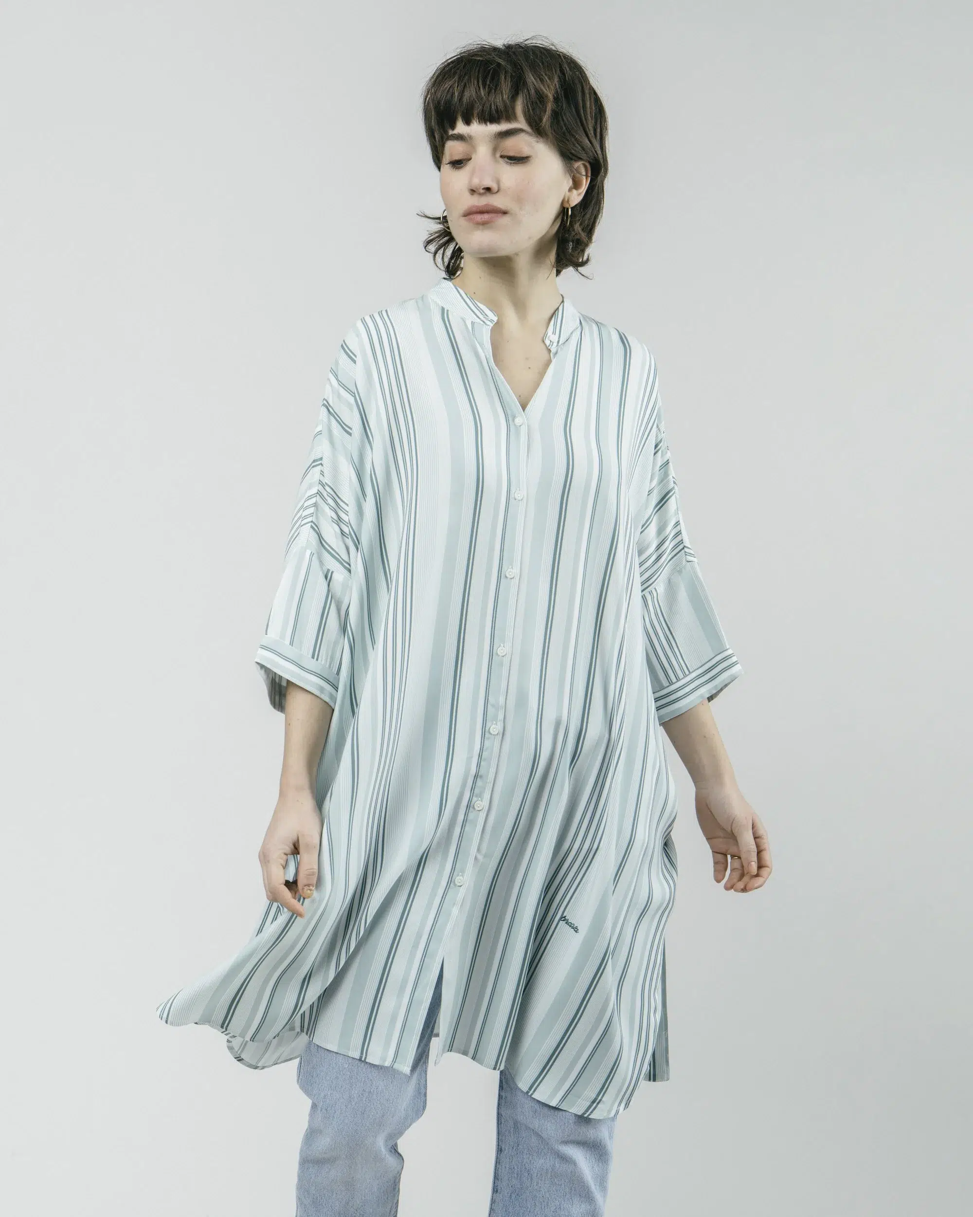 AP013 - Aqua Promenade Oversized Dress