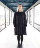 AP006 - Flowy Dress Black