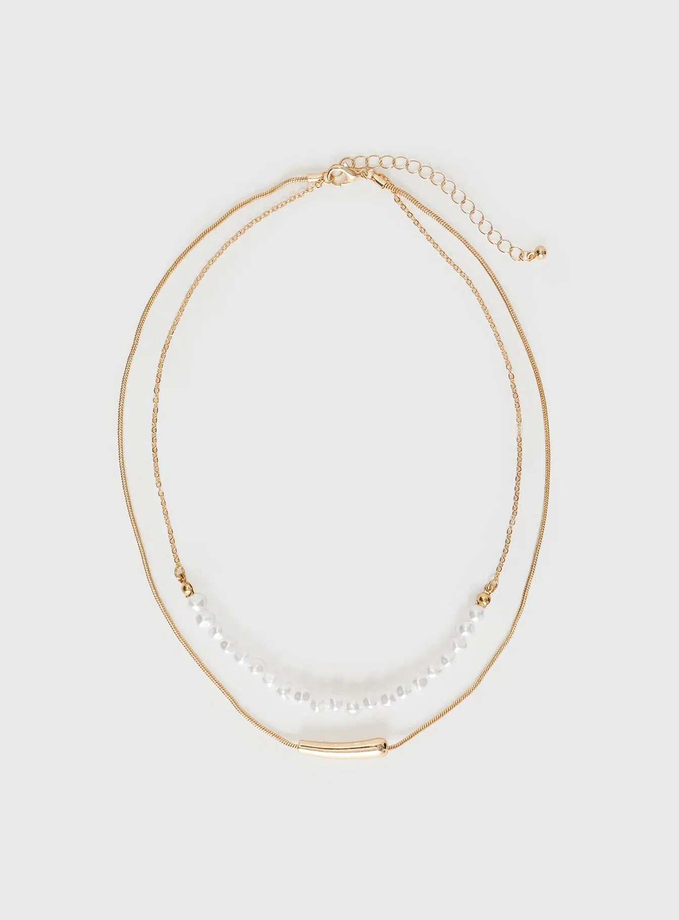 JW001 - Pearled Necklace Gold