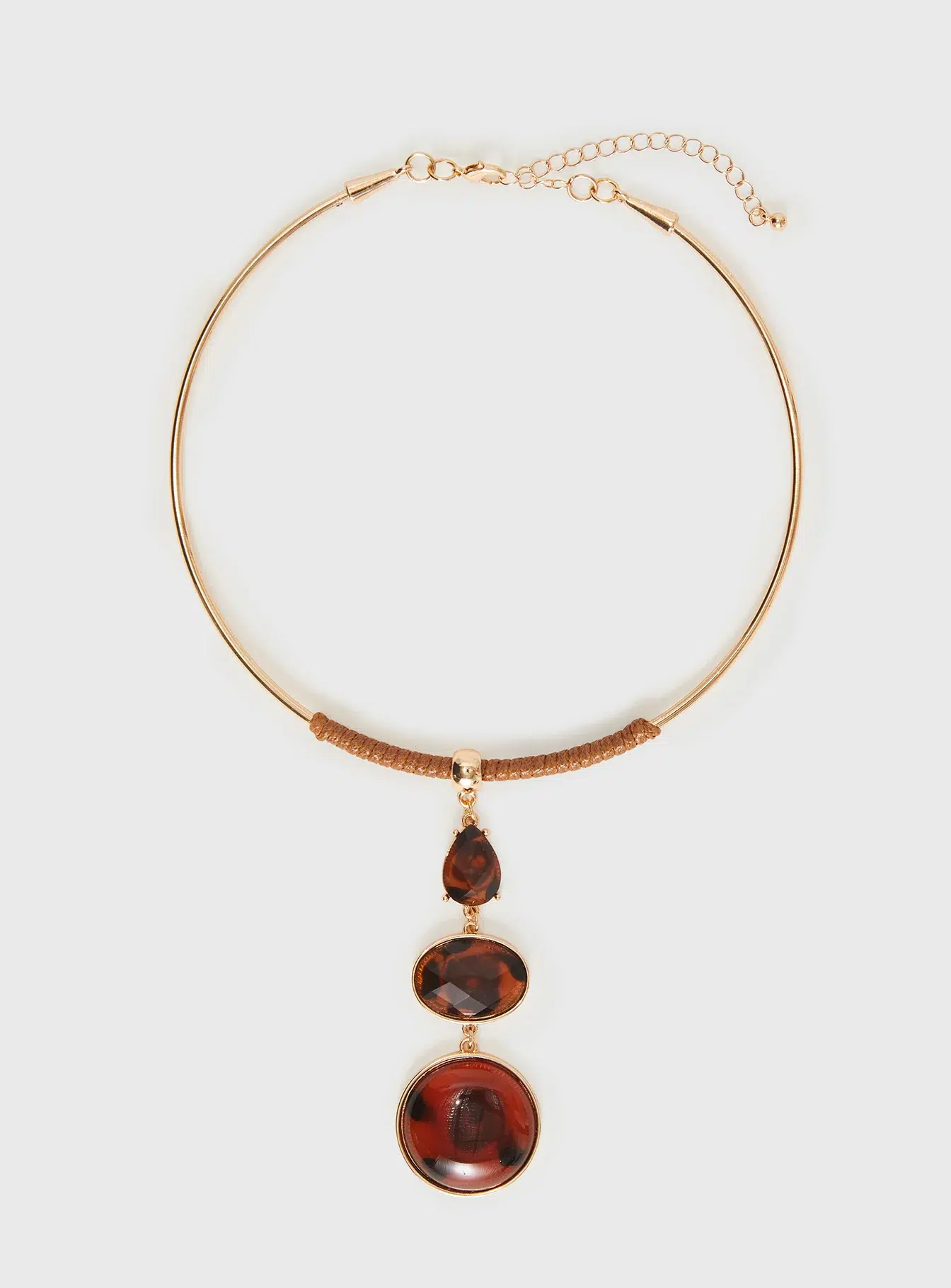 JW010 - Judah Vintage Pendant Necklace Gold